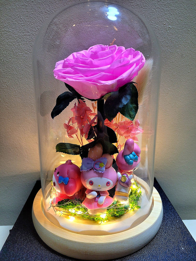 3 My Melody In A Deluxe Series Preserved Flower Dome And Same Day Delivery
