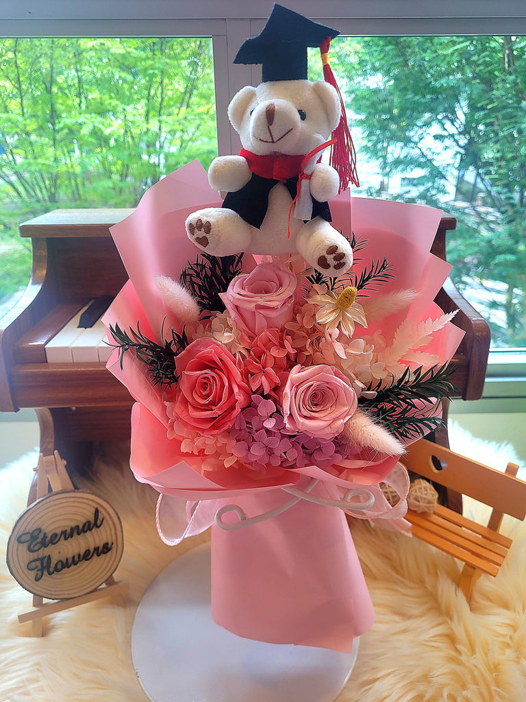 Graduation Bouquet: Forever In Love Preserved Flowers Bouquet.