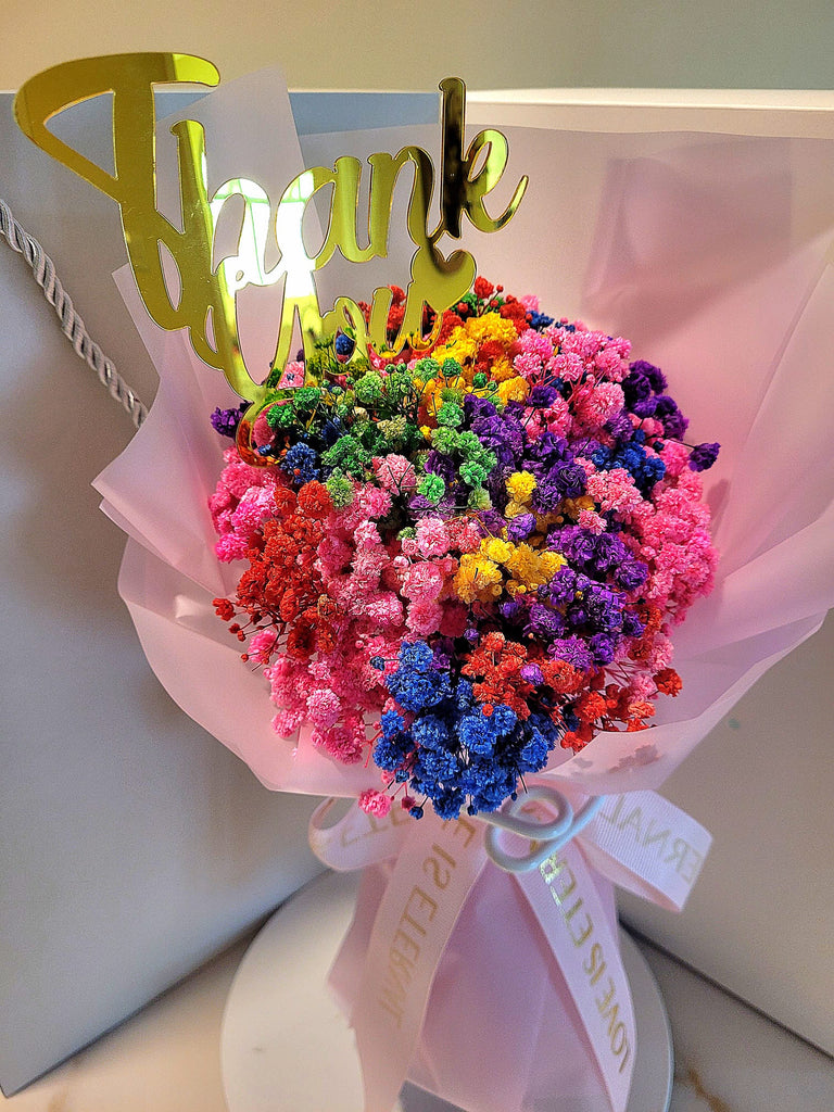 Thank You! Eternal Blossoms Preserved Baby's Breath Bouquet.