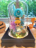 Princess Cinderella Preserved Flower Dome With Tiffany Roses And Same Day Delivery