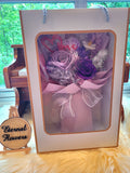 High Esteem Preserved Flowers Bouquet With Kuromi Plush