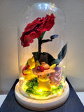 3 Pikachu In A Deluxe Series Preserved Flower Dome With Same Day Delivery