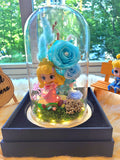 Princess Aurora Preserved Flower Dome With Tiffany Roses And Same Day Delivery