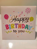 Premium Happy Birthday Card With Popup Cake Design