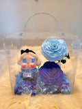 Premium Authentic Crybaby Plush & Preserved Flowers Handbag
