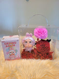 Premium Authentic Crybaby Plush & Preserved Flowers Handbag