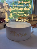 Christian Love Shape LED Light With Customised Name (Comes with a Premium Present Box)