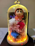 Deluxe Series Large Crayon Shin-Chan Preserved Flowers Dome