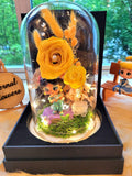 Princess Jasmine Preserved Flower Dome With Yellow Roses And Same Day Delivery