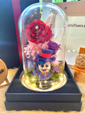 Limited Edition Magician Crayon Shin-Chan Preserved Flower Dome With Red Roses And Same Day Delivery