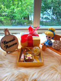 Yellow Rose Preserved Flower Charm With Pompompurin. Same Day Delivery Available.