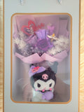 High Esteem Preserved Flowers Bouquet With Kuromi Plush