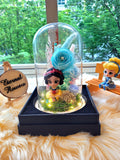 Princess Snow White v2 Preserved Flower Dome With Tiffany Roses And Same Day Delivery