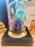 Captain America Preserved Flower Dome With Tiffany Roses And Same Day Delivery