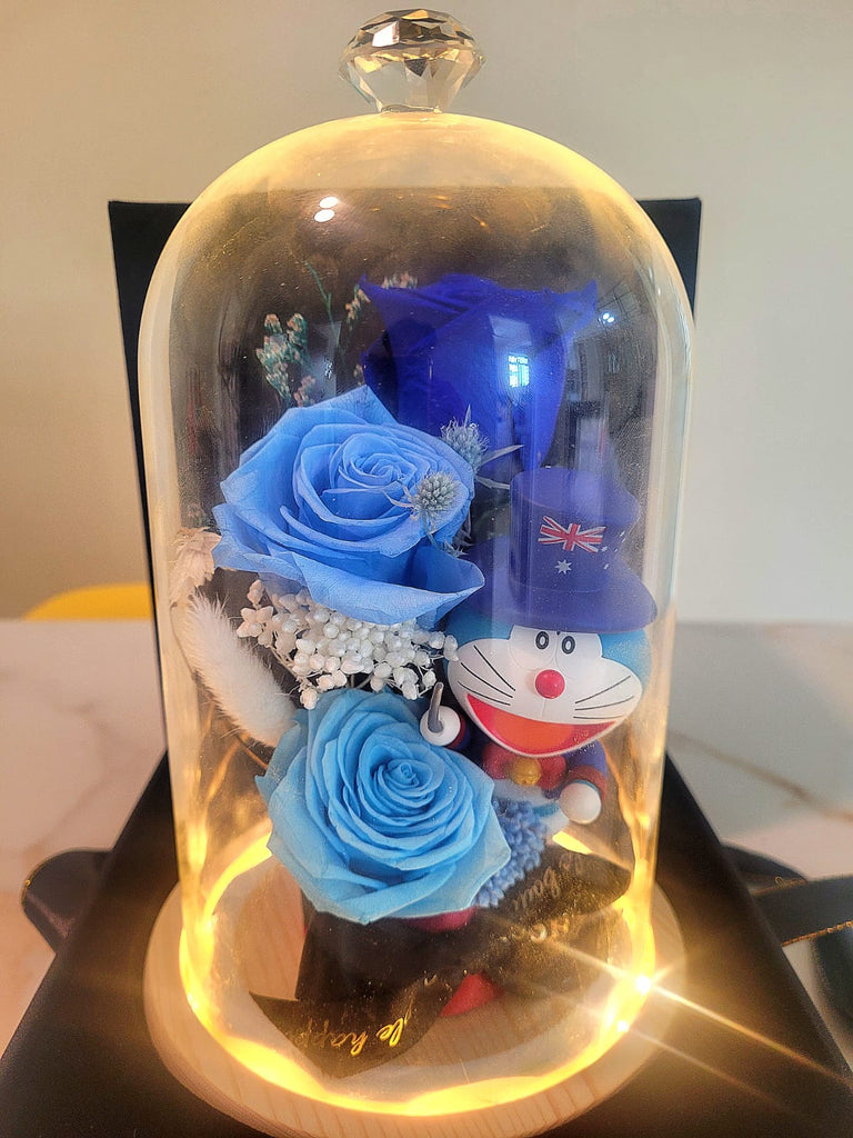 Doraemon Deluxe Series Preserved Flower Dome And Same Day Delivery