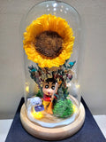 Crayon Shin-Chan Preserved Sunflower Dome (Same Day Delivery Available)
