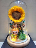 Premium Popmart Labubu Preserved Sunflower Dome. Same Day Delivery.