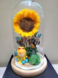 Premium Popmart Garfield Preserved Sunflower Dome