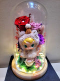 Premium Popmart Molly Preserved Flower Dome With Red Roses And Same Day Delivery