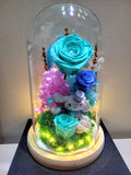 Cinnamoroll Preserved Flower Dome With Tiffany Roses And Same Day Delivery