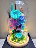Kuromi Preserved Flower Dome With Tiffany Roses And Same Day Delivery