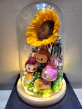 Premium Popmart Labubu Preserved Sunflower Dome. Same Day Delivery.