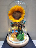 Premium Popmart Crybaby Preserved Sunflower Dome. Same Day Delivery.