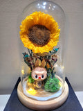 Premium Popmart Labubu Preserved Sunflower Dome. Same Day Delivery.