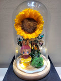 Premium Popmart Labubu Preserved Sunflower Dome. Same Day Delivery.