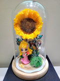 Disney Princess Preserved Sunflower Dome. Same Day Delivery.