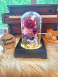 Cinnamoroll Preserved Flower Dome With Red Roses And Same Day Delivery
